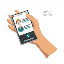 Fast and quick for someone who is working and wants to get better faster. Hand With A Smartphone Call Doctor Online Virtual Consultation With Diagnosis Health Care Online Medicine Concept For Applicati Stock Illustration Illustration Of Diagnosis Hand 172600220