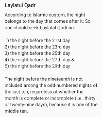 This is because they derive. Laylatul Qadr Dates Source Islamqa Info My Journal Words The Night Before
