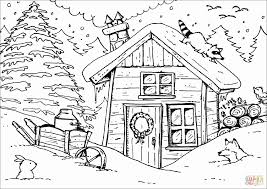 Winter Coloring Sheets Printable New Winter Hut Coloring Page In 2020 Coloring Pages Printable Coloring Pages Printable Coloring