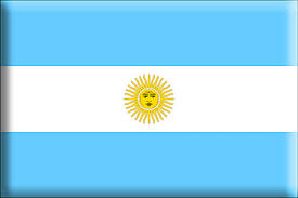 Football stadium with the ball and flags. Flag Of Argentina Free Gif Images