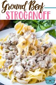 This hearty comfort food is great when the weather turns. Ground Beef Stroganoff Video The Country Cook