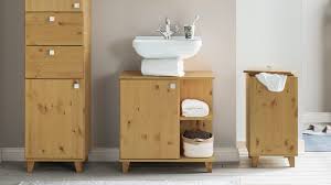 Nur noch 2 auf lager. Waschbecken Unterschrank Banea Aus Massivem Kiefernholz