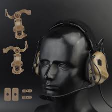 Taktische Kommunikation Headset Outdoor Paintball Jagd Schuss CS Sport  Kopfhörer für FAST Helm OPS Wendy M-LOK Arc Headset