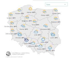 Ostrzeżenia drugiego stopnia od imgw. Imgw Pib Meteo Polska On Twitter Pogodnie Tylko Na Poludniu Miejscami Wiecej Chmur I Przelotny Deszcz Temperatura Maksymalna Od 22 C Do 27 C Tylko Nad Morzem Okolo 20 C Wiatr Slaby Z Kierunkow Wschodnich Imgw