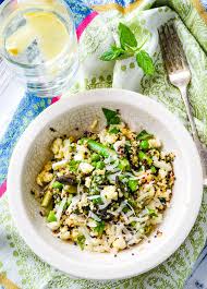 Quinoa risotto with lemon and roasted tomatoes f&w best new chef 2011 ricardo zarate puts a clever peruvian spin on risotto, using related: Quick And Healthy Asparagus And Quinoa Risotto Larder Love
