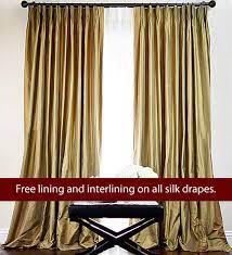 Having your own custom drapes ideas means you're able to design them yourself. Custom Silk Drapes Drapestyle Com