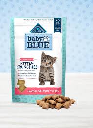The coupon is valid on select 7 lb. Baby Blue Salmon Crunchy Kitten Treats Blue Buffalo