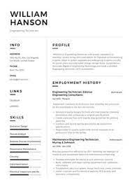 Engineering technicians assist engineers with research and development, quality control or design. 12 Best Engineering Technician Resume Examples Ideas Resume Examples Resume Resume Guide