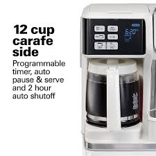Hamilton Beach Flexbrew 2 Way Coffee Maker In White In 2020 Coffee Maker Coffee Uses Hamilton Beach