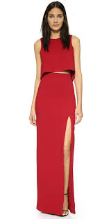 Black Halo Kacie 2 Piece Maxi Dress Maxi Dress Dresses Cocktail Evening Dresses