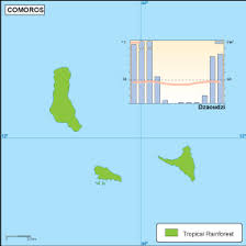 Comoros map shows the exact position of comoros i.e. Comoros Climate Map Eps Illustrator Map Vector World Maps