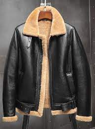 2019 New Shearling Coat Mens Black B3 Bomber Jacket Leather Jacket Mens Winter Coats Fur Jacket Sheepskin Coat Aliexpress Mobile Leather Jacket Men Mens Shearling Jacket Leather Jacket
