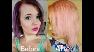 Kinky curly brazilian virgin hair 360 lace wig cx01. Dark Purple To Light Pink Hair In Less Than 2 Hours By Porcelain