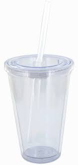 16 Oz Clear Journey Travel Cup With Lid And Straw 3340043 Splendids Dinnerware Wholesale Dinnerware And Glassware For Restaurant And Home