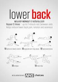 Lower Back Workout Lower Back Exercises Back Exercises Back Workout
