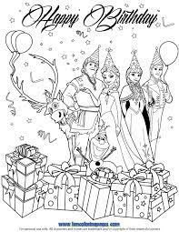 Elsa Frozen Coloring Pages Happy Birthday Google Search Birthday Coloring Pages Disney Coloring Pages Frozen Coloring Pages