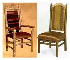 Our hickory dining room rustic furniture is the perfect way to enhance your lodge or cabin decor while balancing luxury and practically. Dining Chairs By Old Hickory
