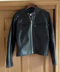 Vanson Usa Cafe Racer Comet Leather Motorcycle Biker Jacket Heavy Cowhide 40 Biker Jacket Leather Jackets