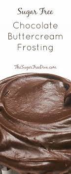 Sugar Free Chocolate Buttercream Frosting This Is The Perfect Recipe For Desserts Such As Cake Or Cup Sugar Free Baking Sugar Free Frosting Sugar Free Recipes