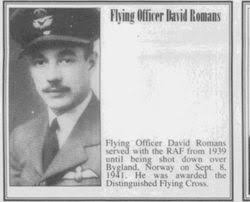 Flying Officer David Albert Alton Romans (1920-1941)
