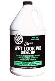 Dear friend, the wet look wb is a film forming sealer and can be slippery when wet, depending on the texture of the surface you are sealing. Glaze N Seal 173 Clear Wet Look Wb Sealer Gallon Amazon Com Industrial Scientific