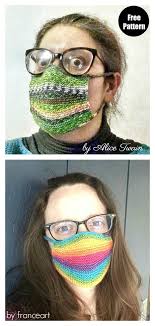 Face mask is one of many small item we usually need in everyday life. 8 Face Mask Free Knitting Pattern And Paid