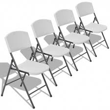 Folding Camping Chairs White Plastic Picnic Wedding Event Seating Furniture Set Chair Eames Rocking Chair Accent Chairs For Living Room