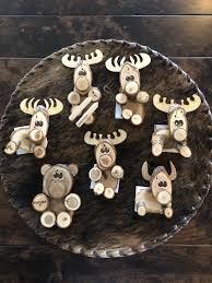 Wood Christmas Ornaments