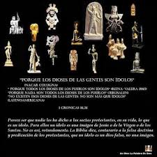 1 Cronicas 16,26 Porque los dioses de las gentes son idolos