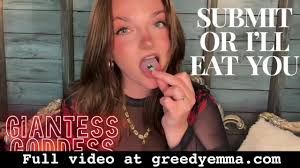 Soumets-toi ou je te mangerai - Géante Goddess adorer Total Power Exchange  TPE Humiliation verbale perdant