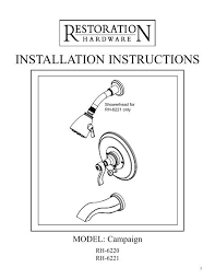 Maybe you would like to learn more about one of these? Installation Instructions Restoration Hardware