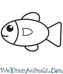 How To Draw A Simple Fish For Kids