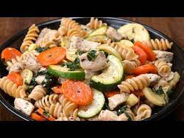 Make three lunchbox pasta meals in one go to save you time midweek. Recipes With Chicken Veggies And Pasta Meal Prep Garlic Chicken And Veggie Pasta Twisted Food