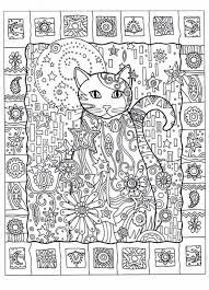 Cat coloring page adult coloring book pages colouring pics animal coloring pages coloring pages to print coloring books cat drawing pictures to draw colorful pictures. Pin By Ashleigh M On Colorir Animais Cat Coloring Book Animal Coloring Pages Cat Coloring Page