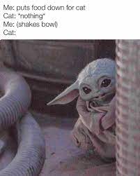 Baby Yoda On Instagram Thank You Hooman For More Follow Baby Yodamemes Babyyoda Yoda Starwars Memes Cute Yoda Meme Star Wars Jokes Funny Memes