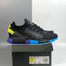 Adidas originals nmd r1 boys' toddler • black/yellow/black $70.00. Adidas Nmd R1 V2 Core Black Carbon Yellow For Sale Fitforhealth