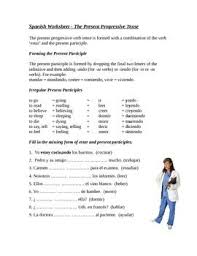 Check spelling or type a new query. Spanish Worksheet The Present Progressive Tense Spanish Worksheets Spanish Lesson Plans Learn A New Language