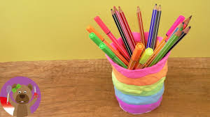 Diy Tempat Pensil Dari Silk Clay Ide Untuk Back To School Indonesia Berkreasi Dengan Silk Clay Youtube