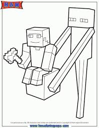 So, no wonder there are minecraft coloring pages for them. Enderman Holds Block With Steve On Top Coloring Page Minecraft Coloring Home