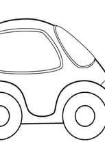Pages à colorier de voiture gratuit et facile jeu pour enfants. Coloriage Petite Voiture En Ligne Gratuit A Imprimer