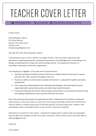 Teacher Cover Letter Example Writing Tips Resume Genius Cover Letter Example Writing A Cover Letter Teacher Cover Letter Example