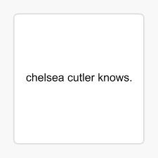 It almost makes me want to go and get one now. Chelsea Cutler Lyrics Stickers Redbubble