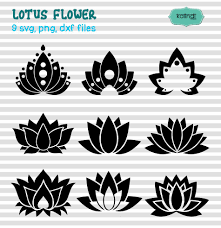 Download Lotus Flower Svg Bungle Pre Designed Photoshop Graphics Creative Market