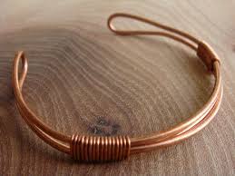 Copper Bracelet Copper Bangle With Triple Band And A Twist Bijoux En Fil De Cuivre Bracelet Cuivre Bracelets En Fil De Fer