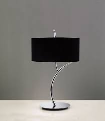 Le lampade da tavolo moderne. Mantra Lampada Da Tavolo Moderna Serie Eve Con Paralume Bianco O Nero