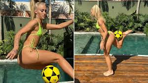 Glam footballer Alisha Lehmann poses in racy lingerie as she lands deal  with major underwear brand | The US Sun