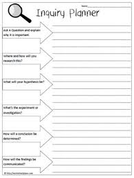 Scientific Inquiry Planner Inquiry Learning Science Inquiry Inquiry Based Learning