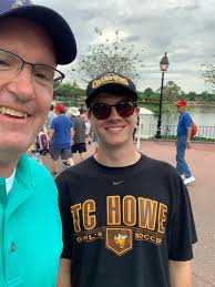 Me at 58 and me at 18........I asked this guy at Disney where the school  was located and he said I don't know I got the shirt at a thrift store!!!