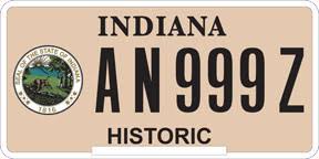 Indiana first started issuing license plates in 1913. Bmv Historic Vehicle Authentic Model Year License Plates