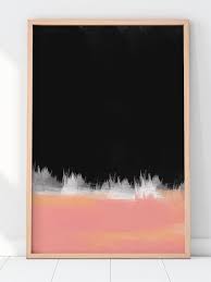 Black And White With Pop Of Color Wall Art This Item Is Unavailable Pink Wall Art Pink Walls Abstract Watercolor